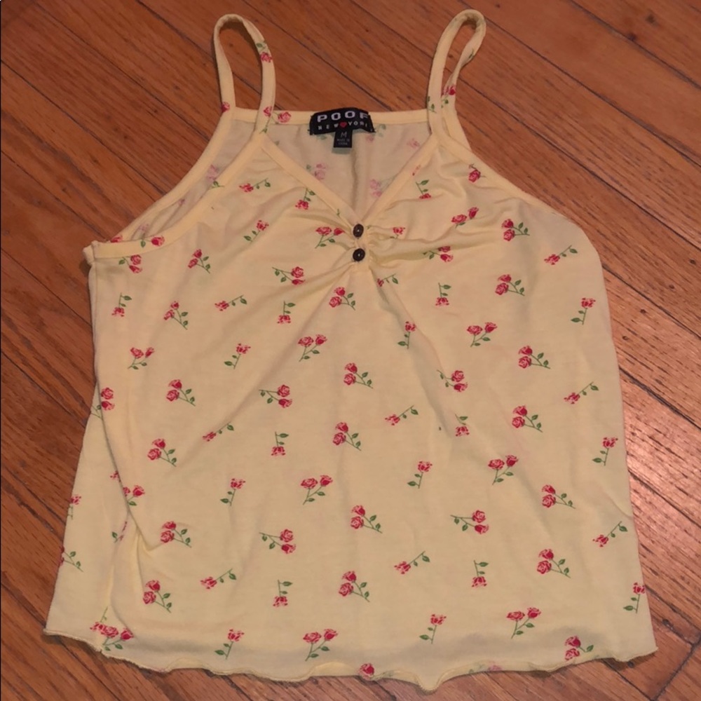 Floral Cropped Tank